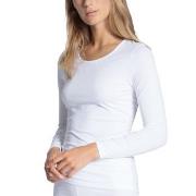 Calida Natural Comfort Top Long Sleeve Hvit bomull XX-Small Dame