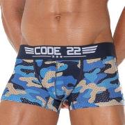 Code 22 Army Trunk Blå Mønster XX-Large Herre