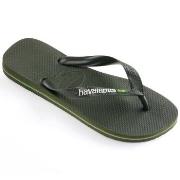 Havaianas Brasil Logo Skogsgrønn Str 35/36  Herre