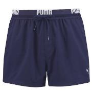 Puma Badebukser Logo Short Length Swim Shorts Marine polyester X-Large...