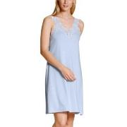 Calida Elegant Dreams V-neck Nightdress Lysblå modal Small Dame