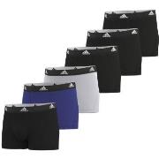 adidas 18P Active Flex Cotton Trunks Svart/Blå bomull Medium Herre