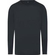 JBS of Denmark Wool Long Sleeve T-shirt Svart ull XX-Large Herre