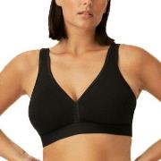 NATURANA BH Athleisure Soft Bra Svart bomull B 80 Dame