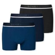 Schiesser 3P Organic Cotton Woven Boxer Brief Svart/Blå bomull Medium ...