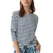 Mey Cyra Long Sleeve T-shirt Hvit/Marine XX-Large Dame