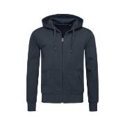 Stedman Active Hooded Sweatjacket For Men Mørkblå 3XL Herre