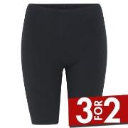 Decoy Mid-length Capri Leggings Svart økologisk bomull Medium Dame