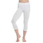 Decoy Seamless Capri Leggins Hvit X-Large Dame