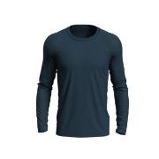 Stedman Morgan Long Sleeve Marine bomull Small Herre