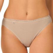 Sloggi Truser 2P Basic Plus Tai Briefs Beige bomull 38 Dame