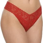 Hanky Panky Truser 2P Original Rise Thong Rød nylon One Size Dame