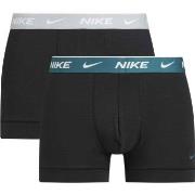 Nike 4P Everyday Cotton Stretch Trunk Svart/Grå bomull Medium Herre