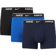 Nike 6P Everyday Essentials Cotton Stretch Trunk Svart/Blå bomull Larg...