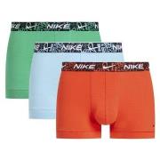 Nike 9P Everyday Essentials Cotton Stretch Trunk D1 Oransje bomull Med...