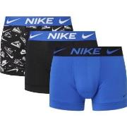 Nike 9P Everyday Essentials Micro Trunks D1 Blå Mønster polyester Medi...