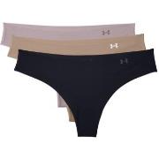 Under Armour Truser 9P Pure Stretch Thong Svart m Beige Small Dame