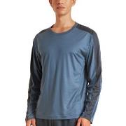 Calida DSW Cooling Sweat-Shirt Blå tencel XX-Large Herre