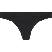 Calvin Klein Truser 2P Fusion Flex Thong Svart polyamid Large Dame