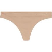 Calvin Klein Truser 2P Fusion Flex Thong Beige polyamid Large Dame