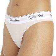 Calvin Klein Truser 2P Modern Cotton Thong Lysrosa Large Dame