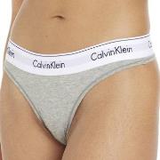 Calvin Klein Truser 2P Modern Cotton Thong Gråmelerad X-Large Dame