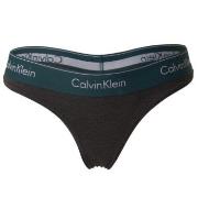 Calvin Klein Truser 2P Modern Cotton Thong Mørkgrå  Small Dame