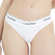 Calvin Klein Truser 2P Modern Cotton Thong D1 Hvit X-Large Dame