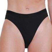 Sloggi Truser 2P GO Casual High Leg Briefs Svart bomull Small Dame