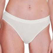 Sloggi Truser 2P GO Casual High Leg Briefs Benhvit bomull X-Large Dame