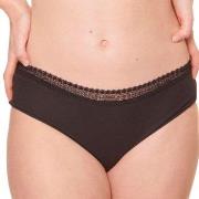 Sloggi Truser 2P GO Ribbed Hipster Briefs Svart økologisk bomull Large...