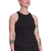 Sloggi GO Ribbed Tank Top Svart bomull Large Dame