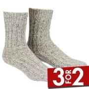 Damella Strømper Wool Sock Grå Str 41/45 Dame