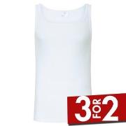 Jockey Cotton A-Shirt Hvit bomull X-Large Herre