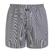 Jockey Woven Poplin Boxer Shorts Marine Rutete bomull 3XL Herre