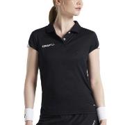 Craft Pro Control Impact Polo W Svart polyester Medium Dame