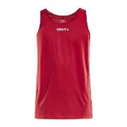 Craft Rush Singlet M Rød polyester Small Herre