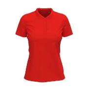 Stedman Claire Short Sleeve Polo Rød ringspunnet bomull Large Dame