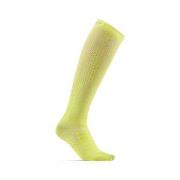 Craft Strømper ADV Compression Sock Limegrønn polyamid Str 37/39