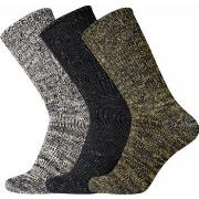 Egtved Strømper 3P Multi Colour Socks Mixed Str 36/41 Herre