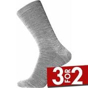 Egtved Strømper Twin No Elastic Sock Lysgrå Str 45/48