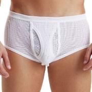 JBS Mesh Brief Hvit bomull Medium Herre