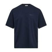 Resteröds Mid Sleeve T-Shirt Marine økologisk bomull Medium Herre