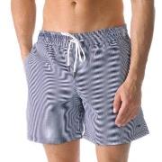 Mey Badebukser Beachport Swim Shorts Hvit/Blå polyester Large Herre