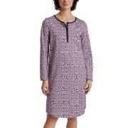 Calida Lovely Nights Nightdress Marine/Rød bomull Medium Dame