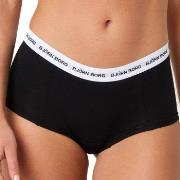 Björn Borg Truser 2P Core Logo High Waist Brief Svart bomull Medium Da...