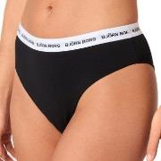 Björn Borg Truser 2P Core Logo High Waist Brief Svart bomull X-Large D...