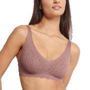 Sloggi BH ZERO Feel Bliss Soft Bra Brun X-Large Dame