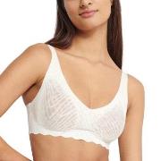 Sloggi BH ZERO Feel Bliss Soft Bra Hvit Small Dame