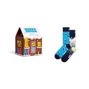 Happy socks Strømper 2P Skiing Chalet Gift Set Mixed Str 41/46